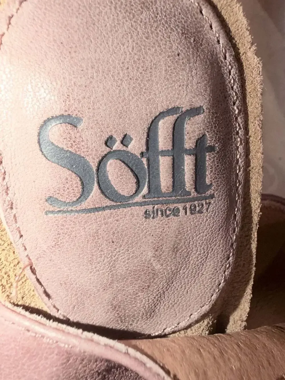Söfft Christine Strappy Leather Heels Cork Platform Sandals Beta Grey Size 11